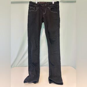 Rock Revival Black Celine Skinny Embel Jeans Goth Grunge 2000’s Vintage